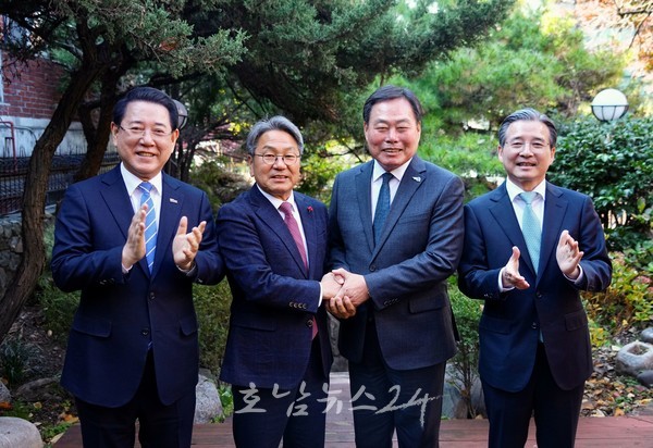  광주·전남·무안·대통령실, 4자 사전협의..광주 민간·군공항 통합이전 큰틀 공감대 이뤄