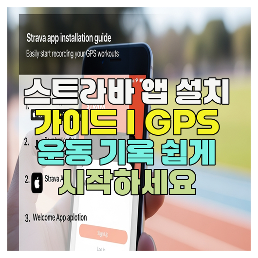  스트라바 앱 설치 가이드｜GPS 운동 기록 쉽게 시작하세요