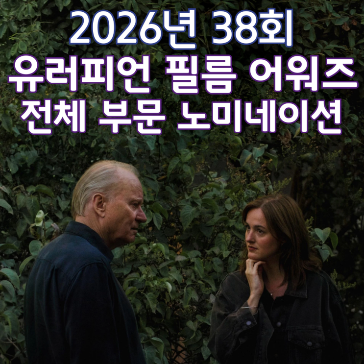  2026년 38회 유러피언 필름 어워즈 전체 부문 후보