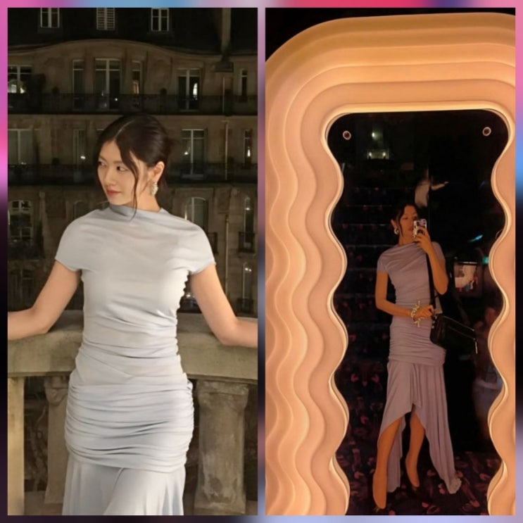 우주메리미 정소민 인스타 근황 아크네 드레스 스타일링