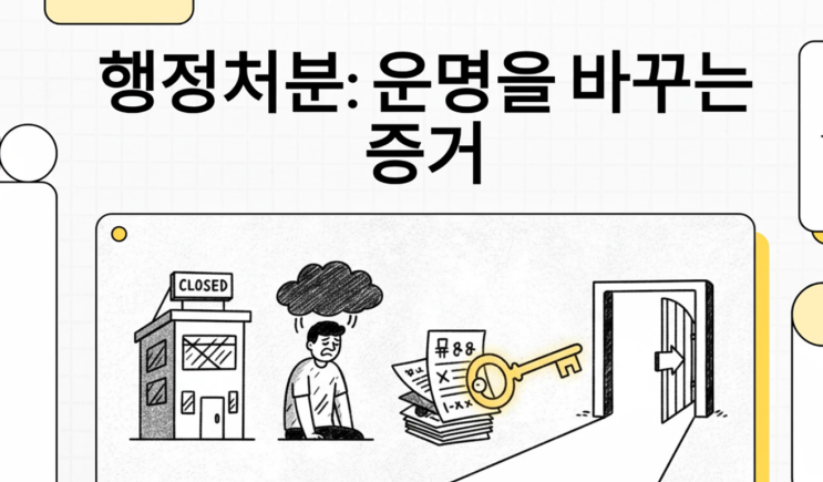  '폐업 처분'을 막아라: 소명 자료 준비의 기술 (가장 중요한 증거는?)
