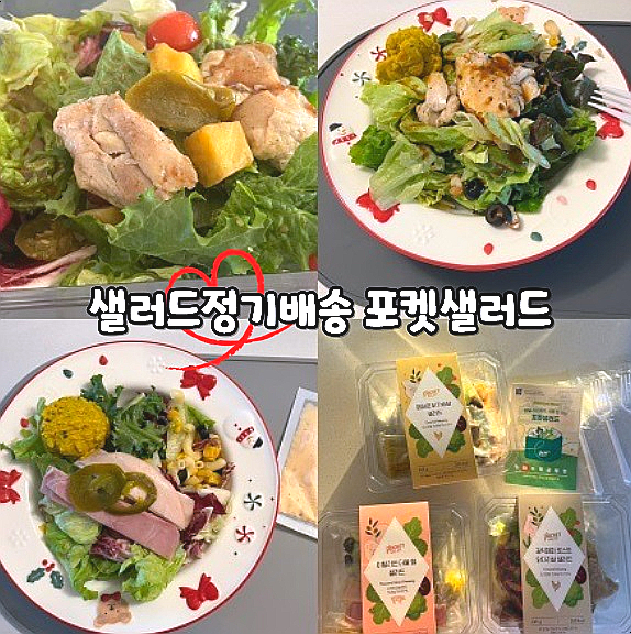  샐러드정기배송 포켓샐러드 맛있는식단 샐러드브랜드 추천
