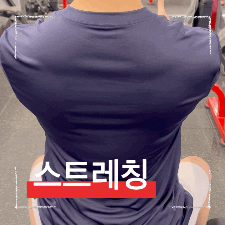  상체 운동 전 루프 스트레칭 밴드 기반 견갑골 활성화 및 준비 운동