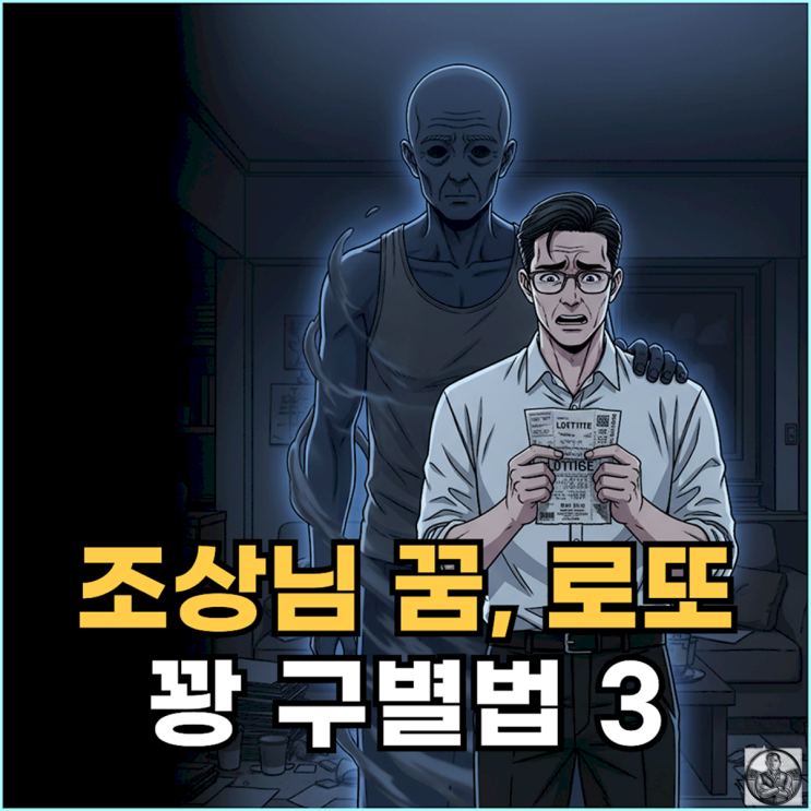  조상님이 로또 번호 주러 왔다가 그냥 가신 이유 (꿈해몽의 한 끗 차이)