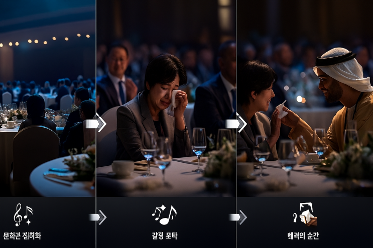 <b>UAE</b> 문화교류 행사, <b>김혜경 여사</b> ‘그리운 금강산’ 듣고 눈물... 