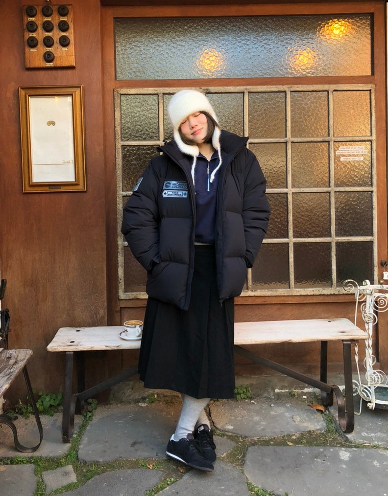 스파이더 패트롤 헤비 구스다운 남자 패딩 브랜드 겨울 코디 후기