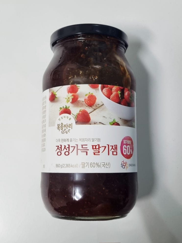 국산 딸기로 만든 복음자리 정성가득 딸기잼 860g
