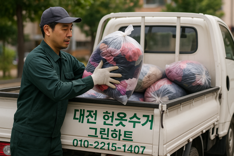 대전 헌옷방문수거 작업일지6개 동네 돌며 300kg 이상 수거한 날의 기록