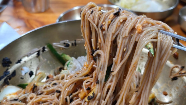  [여주, 양평, 대신면] 천서리 막국수 본점 - 달콤 매콤 맛있는 비빔막국수와 만두, 편육 맛집