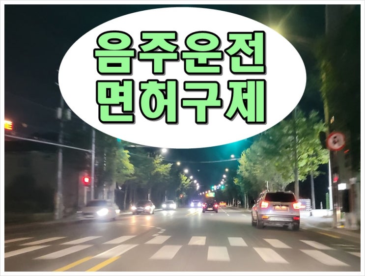  성남 음주단속 면허취소 감경, 전동킥보드 결격기간 해제