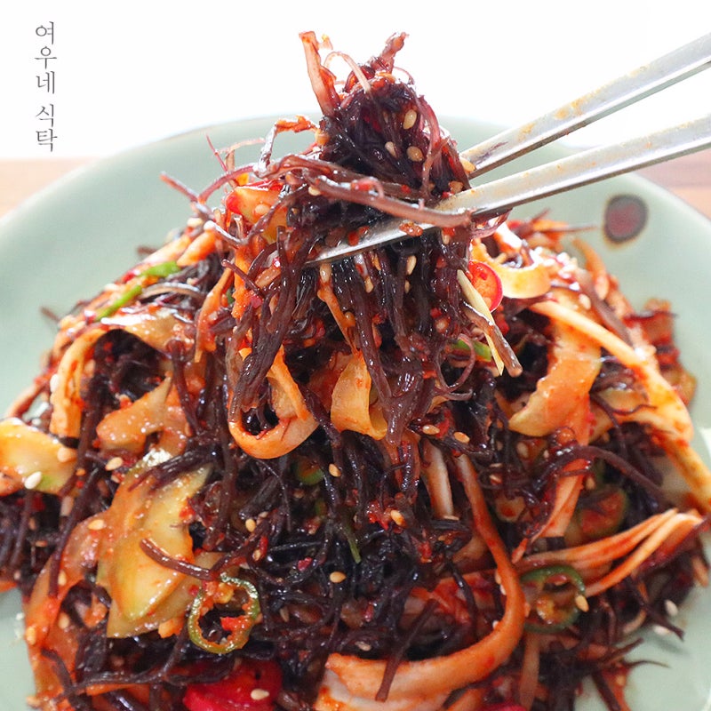 해초 꼬시래기 오이무침 만드는법! 염장꼬시래기 요리 먹는법