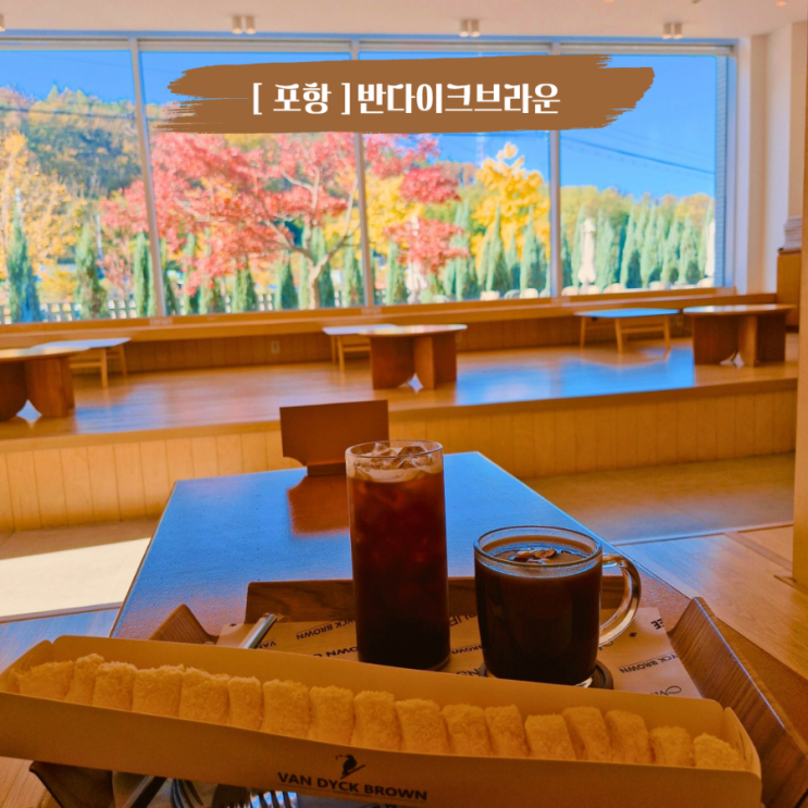  포항 대형 베이커리 카페 아이랑 가기 좋은 곳 반다이크브라운