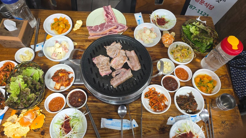 제주도 토속음식 전문/가시리 명문식당 #페이지