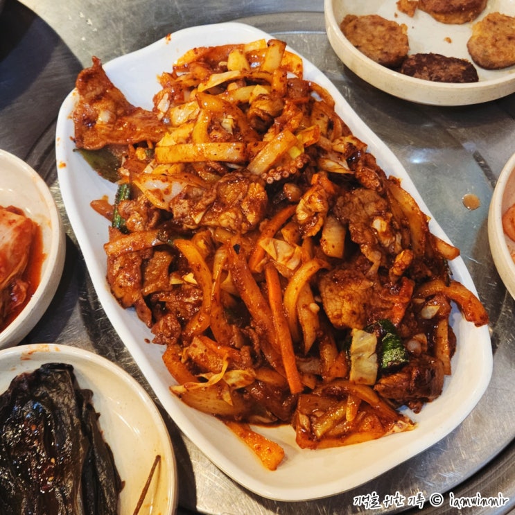  가산디지털단지역 쭈삼 직화 + 순두부찌개 소공동뚝배기