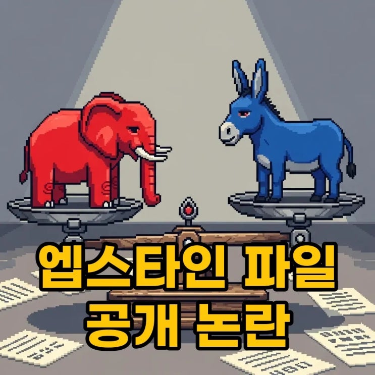 <b>트럼프 엡스타인 파일 공개</b>, 지지율과 민주당의 향방은?