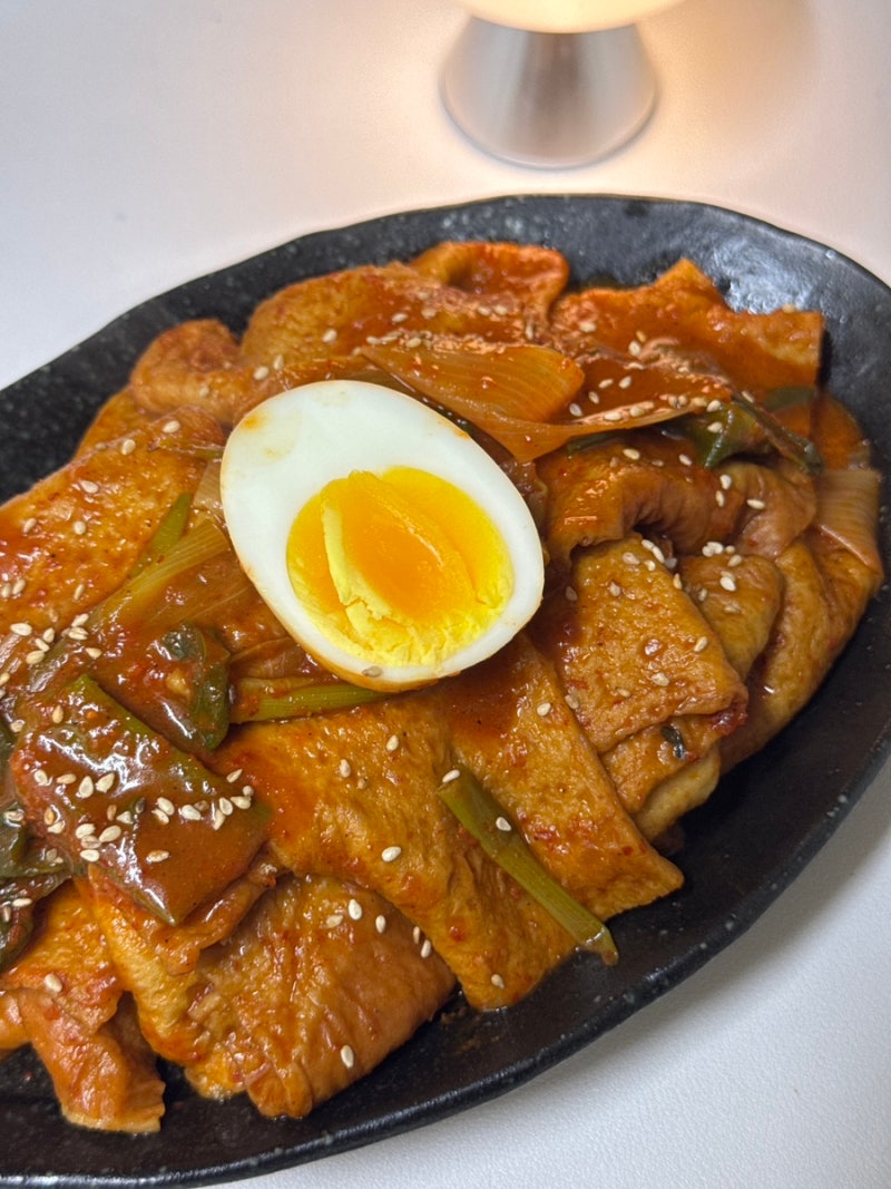 편스토랑 류수영 어묵볶이 레시피 계란 오뎅볶이 만들기