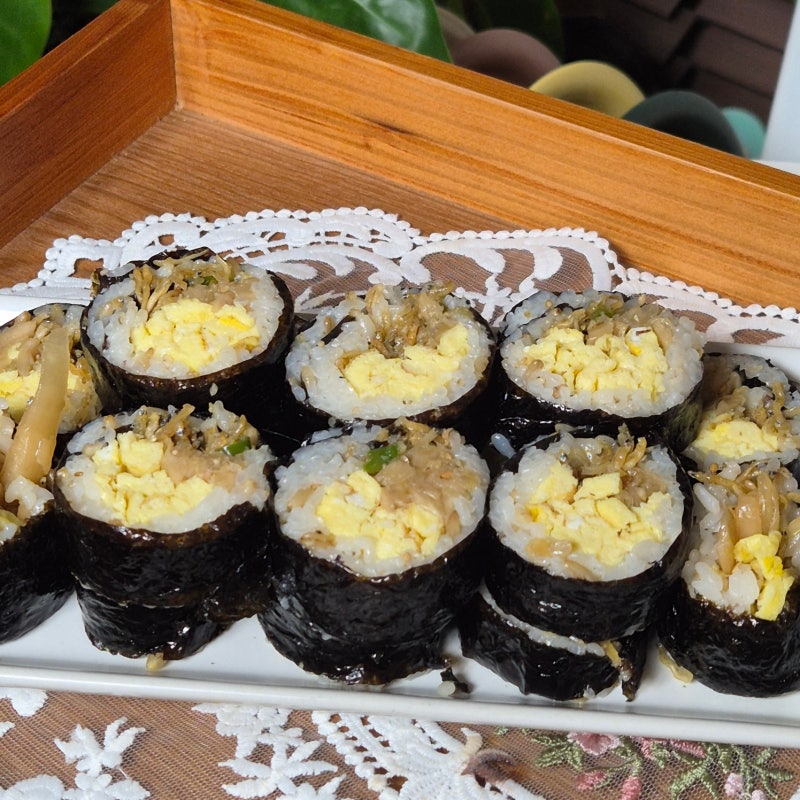 묵은지 김치김밥 만들기 계란김밥 다이어트 멸치김밥 김신영 레시피 만드는법