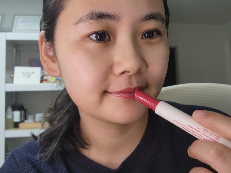  샵한현재 컬러립밤 발색력 좋고 촉촉해요