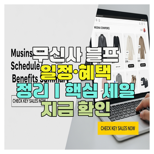  무신사 블프 일정·혜택 정리｜핵심 세일 지금 확인