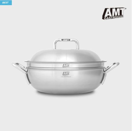  AMT 316Ti 통5중 샤프 파티웍 32 cm – 요리의 품격을 높이는 프리미엄 스텐 웍