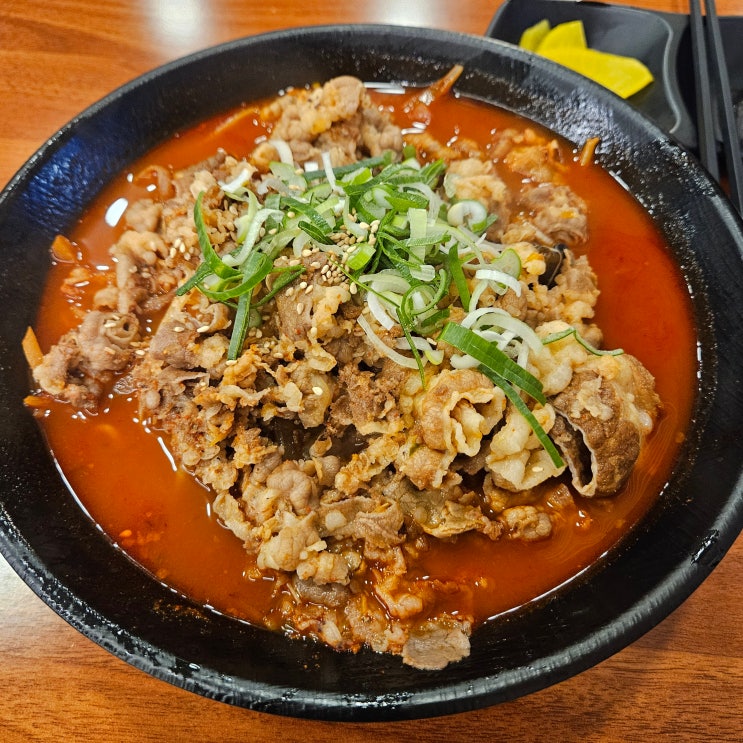  차돌이 한가득, 미친 차돌짬뽕 맛집 짬뽕정 달동본점