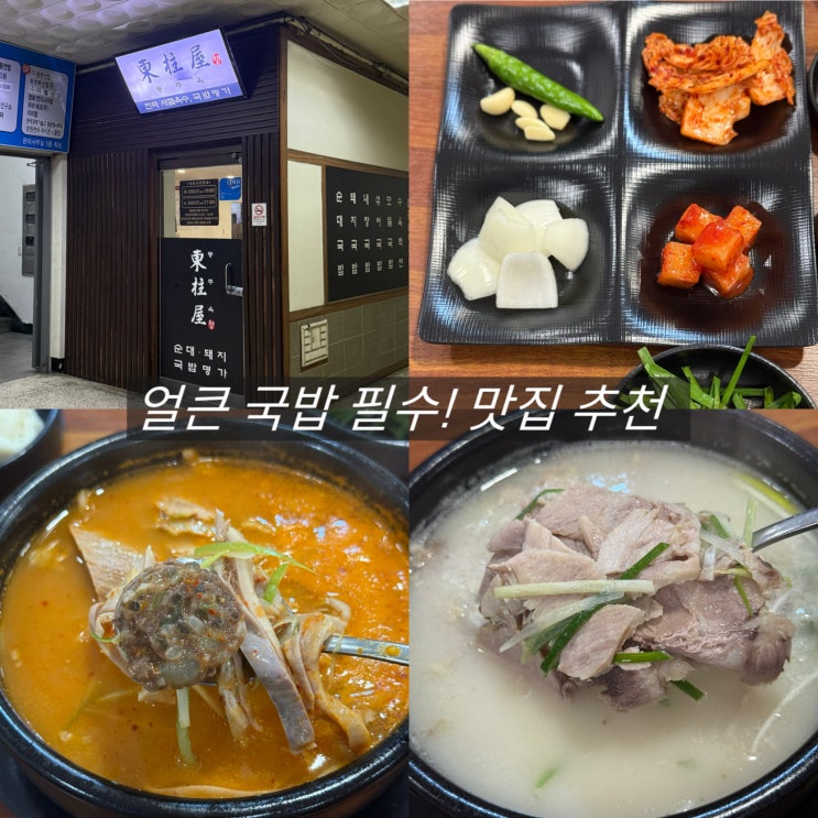  창원 국밥 맛집 성산구 내동 동주옥 얼큰 아이랑 밥집 추천