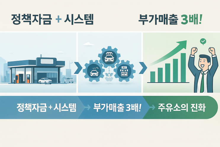  주유소 부가매출 3배 높이는 시스템 구축법 (정책자금 활용 실전)