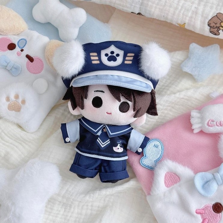  10cm 퍼피 경찰관 세트 인형옷 아이돌인형옷