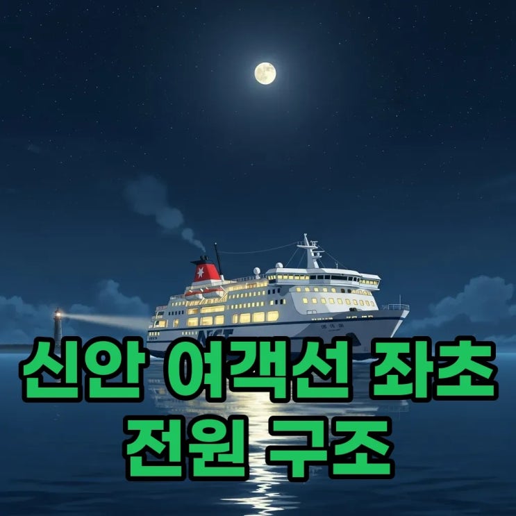 신안 <b>여객선</b> 좌초, 제주 목포 <b>항로</b>의 안전을 지킨 이야기