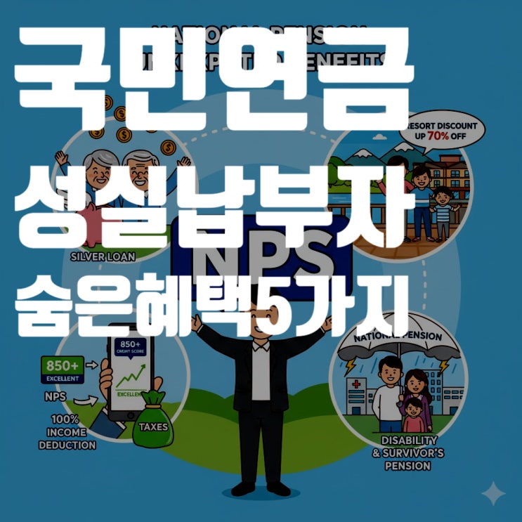  국민연금, 나중에만 받는 거 아니었어? 성실납부자만 챙겨가는 숨은 혜택 5가지 (모르면 손해)