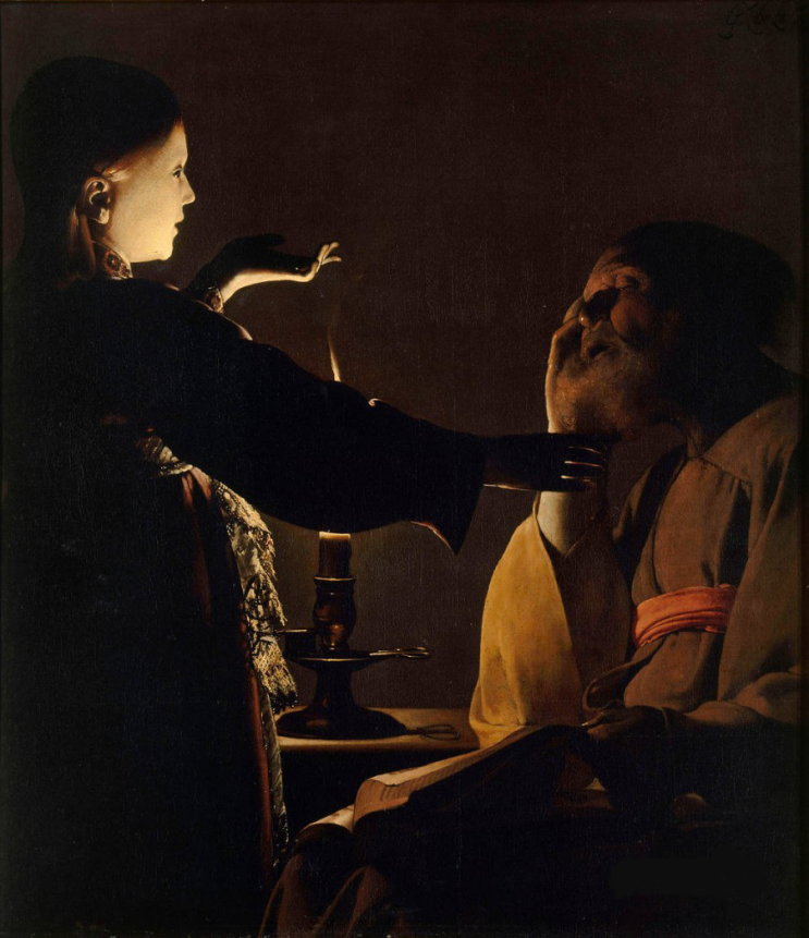  조르주 드 라 투르의 《성 요셉의 꿈 (The Dream of Saint Joseph, 1640년경)》