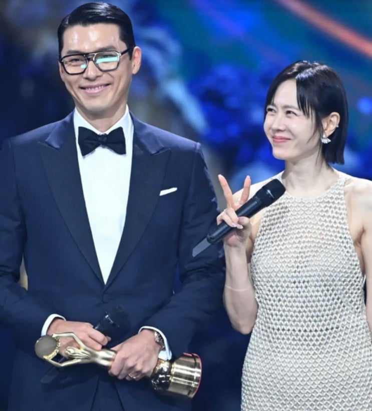 <b>현빈</b> <b>손예진</b> "최초 <b>부부</b> 남녀주연상 동반 수상" 청룡영화상... 
