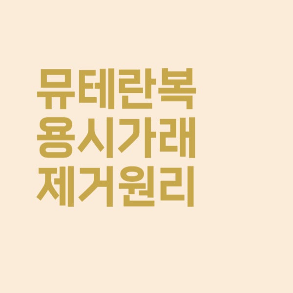  뮤테란 과립이 가래를 제거해 주는 이유는 이렇습니다