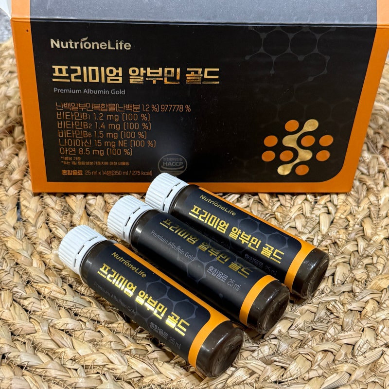 뉴트리원 프리미엄 알부민 골드 마시는알부민 고함량알부민
