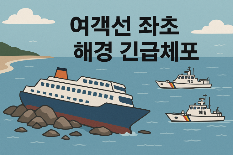신안 <b>여객선 좌초</b> 항해사 조타수 긴급체포