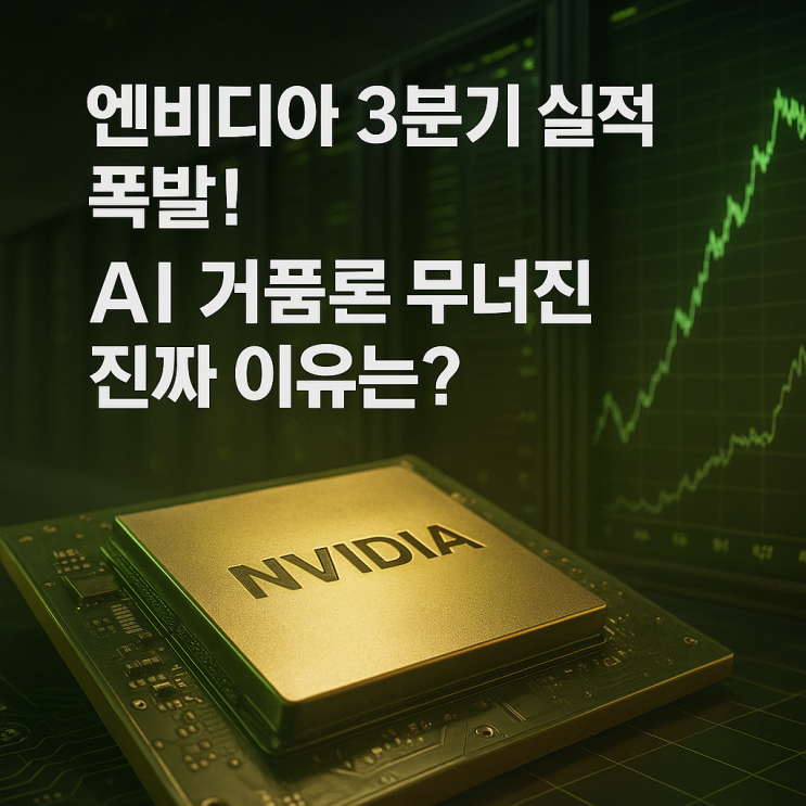  엔비디아 실적발표 3분기 실적 폭발! AI 거품론 무너진 진짜 이유는?