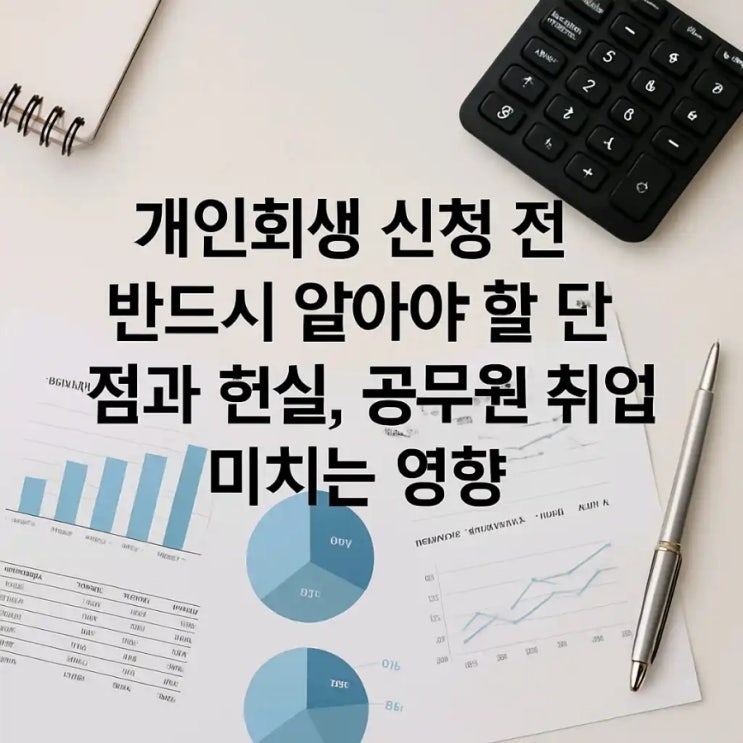  개인회생 신청 전 반드시 알아야 할 단점과 현실, 공무원 취업에 미치는 영향