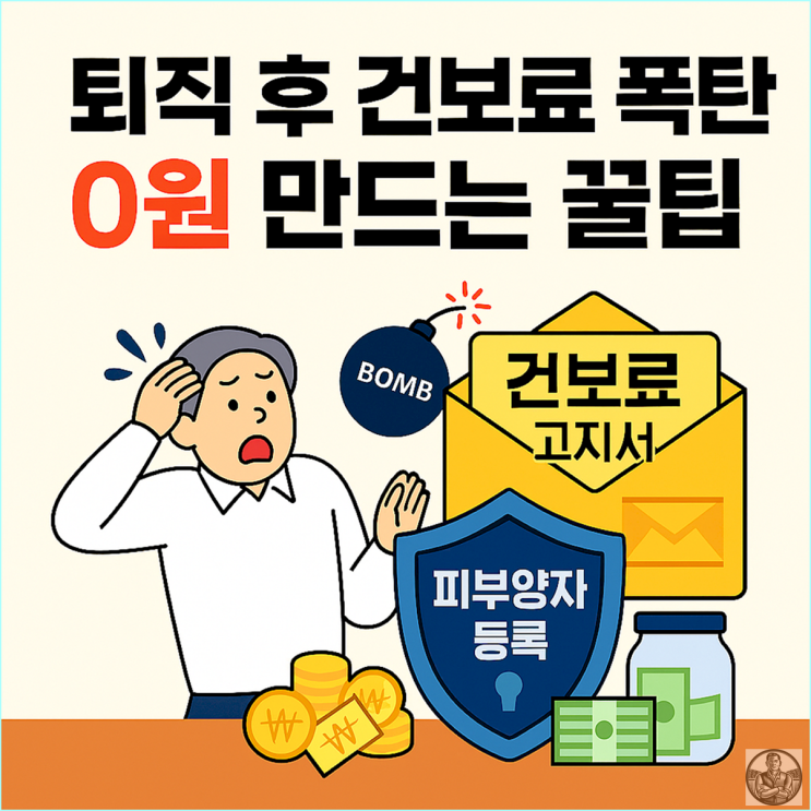 퇴직 후 날아온 건보료 30만 원? 0원으로 만드는 피부양자 등록, 딱 정해드립니다