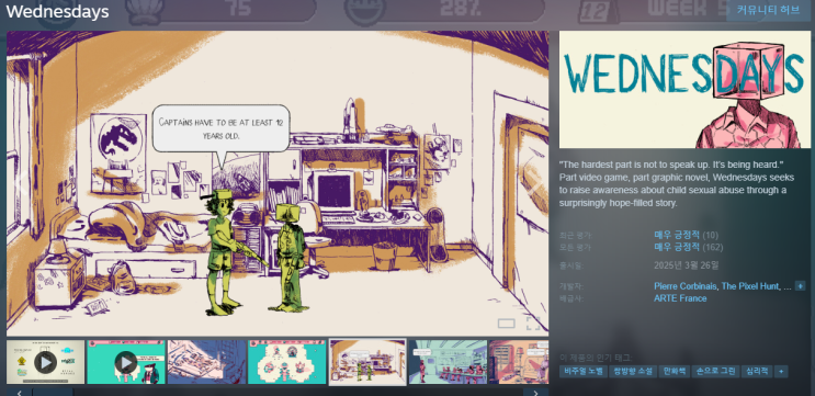  무료게임배포 (스팀 : Wednesdays, 에픽게임즈 :  Godzilla voxel wars, Zoeti)