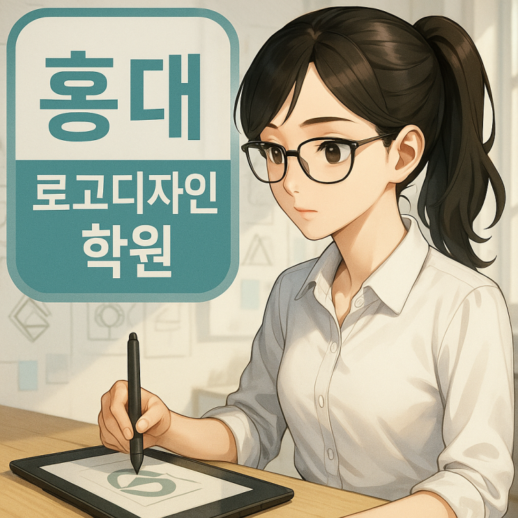  홍대로고디자인학원｜브랜드의 첫인상을 완성하는 시각 디자인 교육