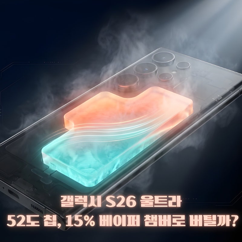 갤럭시 S26 울트라(Galaxy S26 Ultra) 발열·베이퍼 챔버 정리 | 스냅드래곤 8 엘리트 Gen 5 냉각 설계....