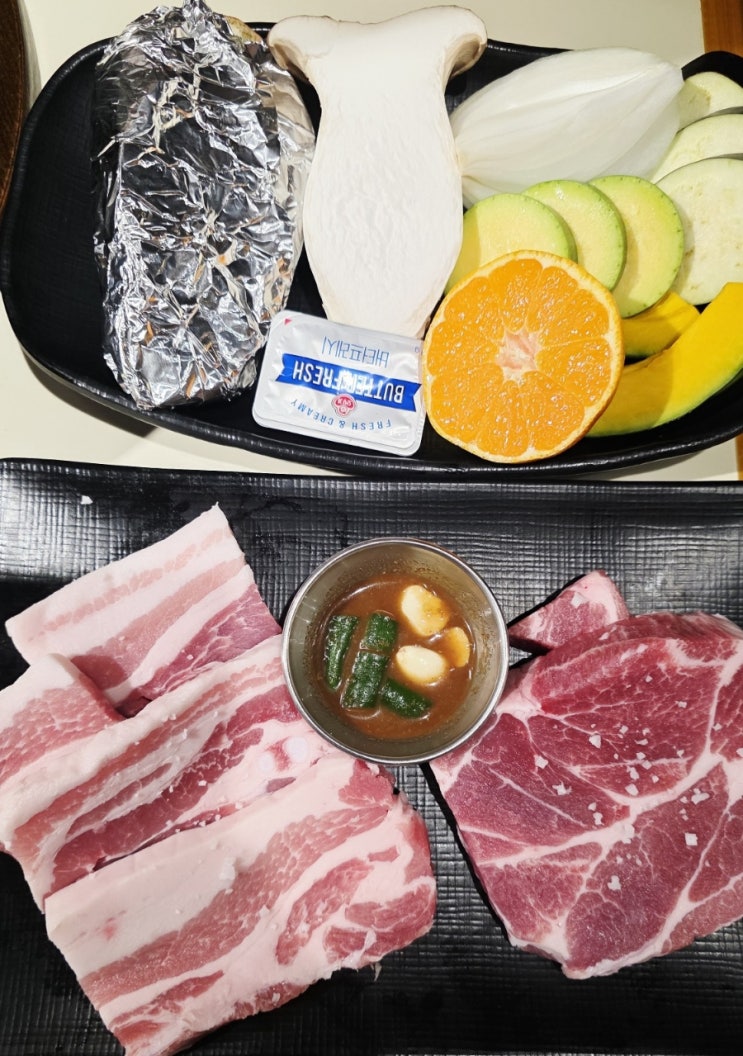  [신호동]크리스마스 느낌 가득한 명지 분위기 맛집 고기집 '규묵'
