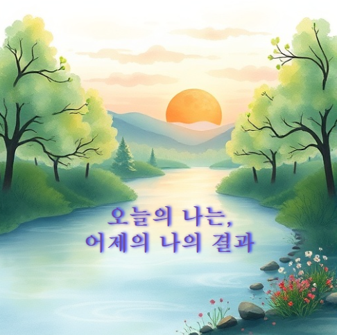  어제라는 조각들이 모여 비로소 오늘의 내가 된다