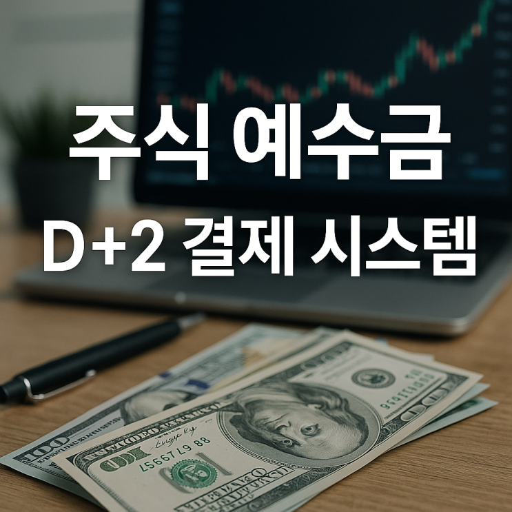  주식 예수금 D+2 결제 시스템, 매도 후 바로 출금 안 되는 이유 (예수금과 인출 가능 금액 차이)