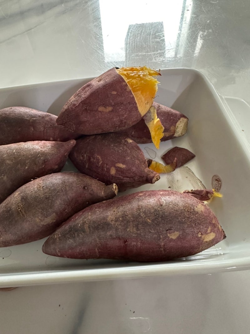 LG광파오븐 | 군고구마 맛있게 굽는법 (매우 간단 주의)