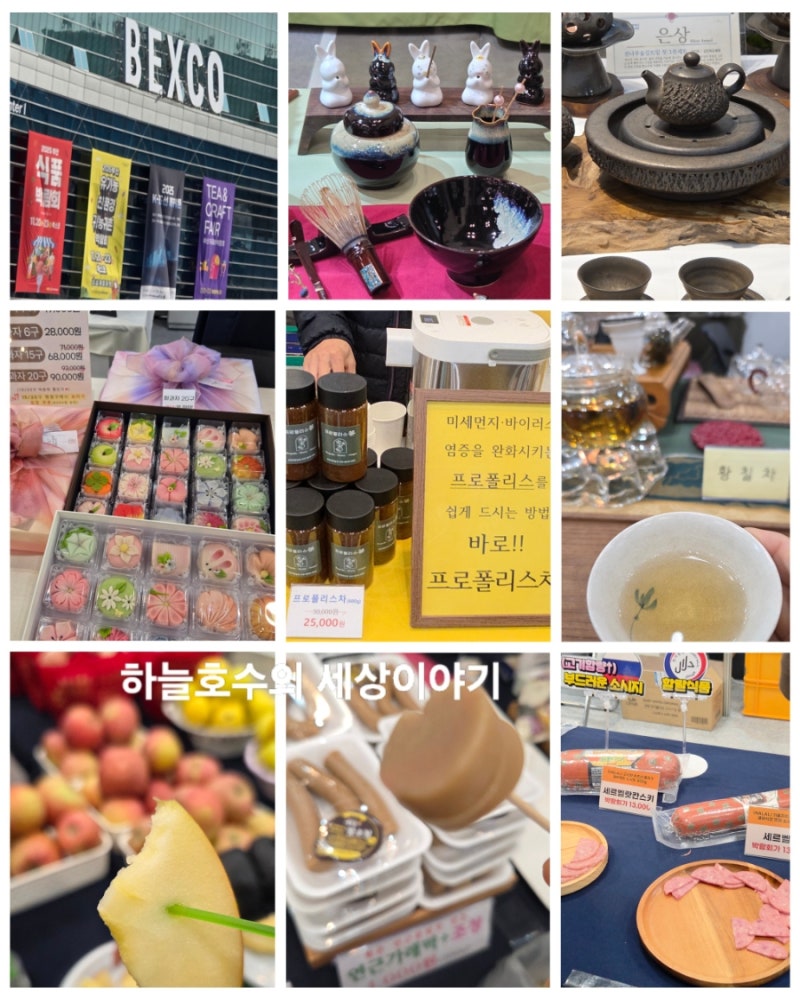 2025 부산 차 공예 박람회 11월 하반기 식품박람회 유기농 친환경 귀농귀촌 볼거리 전국 먹거....