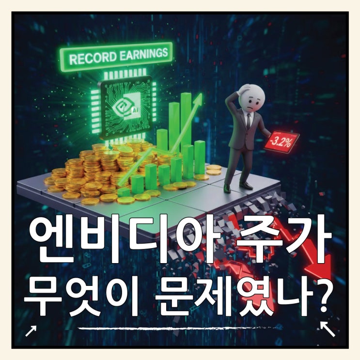  엔비디아 주가 하락 호실적 발표 후 왜? AI 거품론과 금리 불확실성