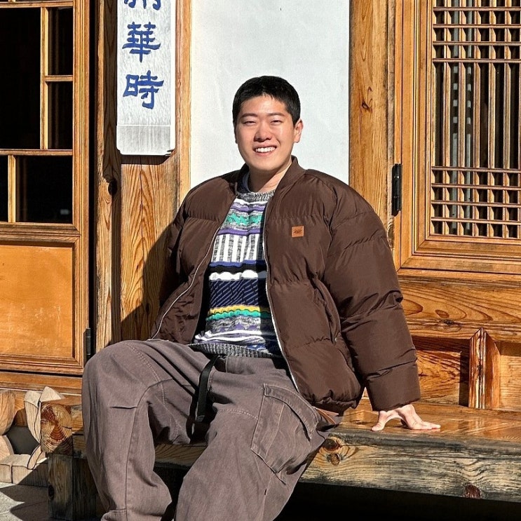  남자 브라운 패딩 트릴리온 키치한 바시티 자켓
