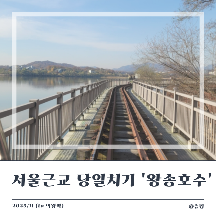  [서울근교 당일치기] 아이와 함께 가기 좋은 왕송호수 의왕 레일바이크, 산책, 만보 걷기(feat. 공영주차장 주차료)