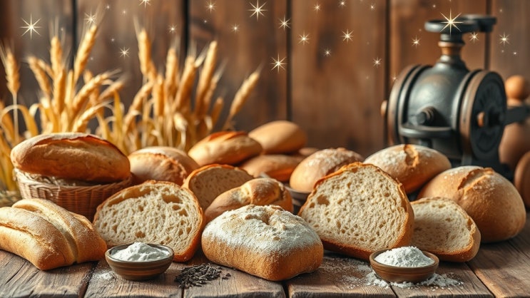  밀의 기원과 역사, 빵의 매력에 빠져보세요! 